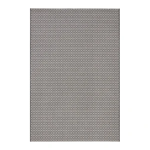 Čierno-biely vonkajší koberec NORTHRUGS Coin, 80 x 150 cm