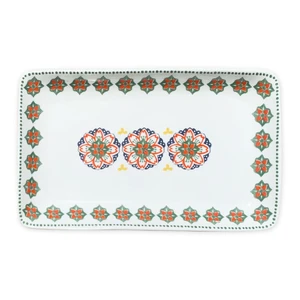 Porcelánový servírovací tanier Villa Altachira Gardeny, 20 x 12 cm
