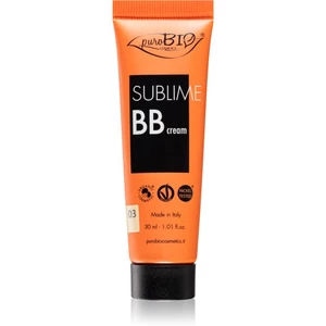 puroBIO Cosmetics Sublime BB Cream hydratační BB krém odstín 03 30 ml