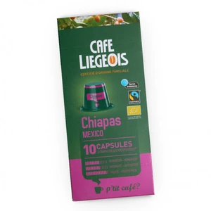 Kaffeekapseln geeignet für Nespresso® Café Liégeois „Chiapas“, 10 Stk.