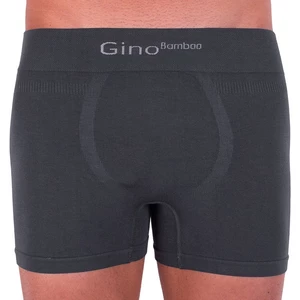 Męskie bokserki Gino Bamboo Seamless Grey (54004)