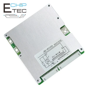 16S 40A 50A 3.2V LifePo4 3.7V Lithium Protection Board Same Port BMS with Equalization Light
