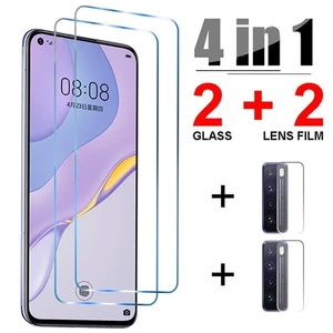 4 in 1 Protective Glass for xiaomi mi 11 10 9 Lite 10T 9T Pro Camera film Protector for xiaomi Poco X3 NFC X2 F3 F2 GT C3 A3 A2