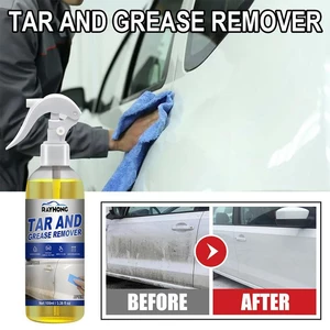 Car Oil Tar Grease Remover Solvent 100ml Based Spray Degreaser Home Cleaner Dilute Degreaser Spray Kitchen Greases Police D Q1H1