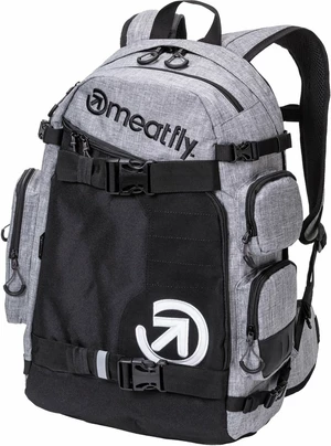 Meatfly Wanderer Backpack Heather Grey 28 L Mochila Mochila / Bolsa Lifestyle