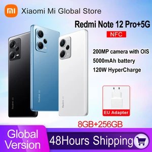 Xiaomi Redmi Note 12 Pro Plus 5G Smartphone Global Version 8GB 256GB NFC MediaTek Dimensity 1080 200MP OIS Camera 120W Charge