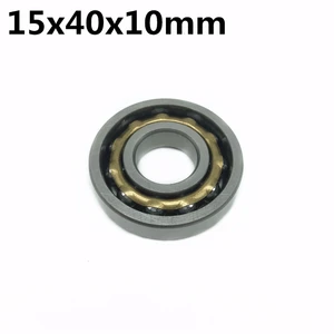 1pcs Magneto Bearing 15x40x10 mm Angular Contact Separate Permanent Motor Ball Bearings BO15