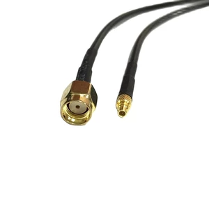 New Modem Coaxial Cable RP-SMA Male Plug Switch MMCX Male Plug Connector RG174 Cable Pigtail 20CM 8inch Adapter RF Jumper