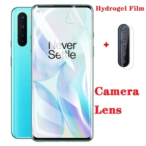 2-in-1 Full Cover Hydrogel Film For Oneplus Nord N10 Screen Protector Glass For Oneplus N100 Camera and Lens