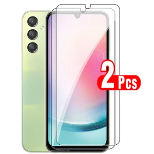 2pcs screen protector glass for Samsung Galaxy A24 A 24 24A SamsungA24 tempered glass phone protection protective film 6.5inches