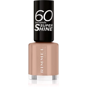 Rimmel 60 Seconds Super Shine lak na nechty odtieň 708 Kiss In The Nude 8 ml