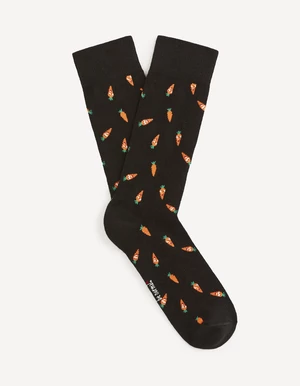 Pánske ponožky Celio Cotton so vzorom mrkvy