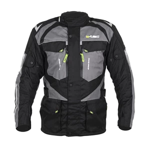 Pánská moto bunda W-TEC Burdys Evo  černo-šedá  6XL