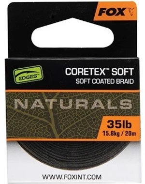 Fox návazcová šňůrka naturals coretex soft 20 m - 35 lb