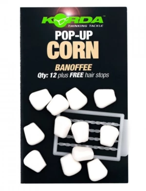 Korda umělá kukuřice Pop-Up Corn Banoffee 12ks Bílá