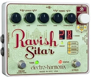 Electro Harmonix Ravish Sitar Efecto de guitarra