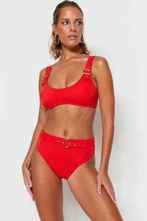 Trendyol Red Bralette kiegészítő bikini felső
