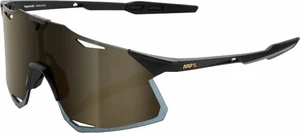 100% Hypercraft Matte Black/Soft Gold Mirror Gafas de ciclismo