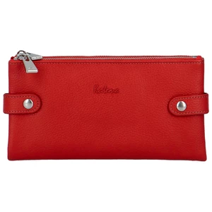 Dámská kožená peněženka červená - Katana Mullina