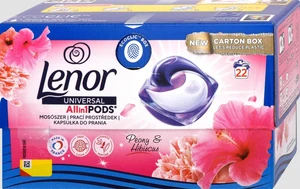 Lenor All-in-1 PODS Pracie Kapsuly, 22 Praní Peony & Hibiscus