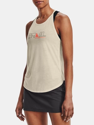 Dámské tílko Under Armour  Run Trail Tank-BRN M