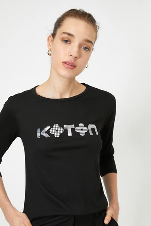 Koton Long Sleeve Printed T-Shirt