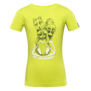 Children's quick-drying T-shirt ALPINE PRO DALLO sulphur spring variant PA