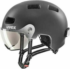 UVEX Rush Visor Dark Silver Mat 58-61 Casque de vélo