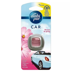 AMBI PUR Car Flowers & Spring připínací osvěžovač vzduchu 2 ml