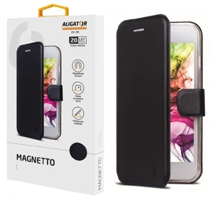 Flipové pouzdro ALIGATOR Magnetto pro Xiaomi Redmi Note 9 Pro, černá