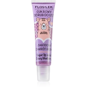 FlosLek Laboratorium Crazy Blueberry balzam a peeling na pery 14 g