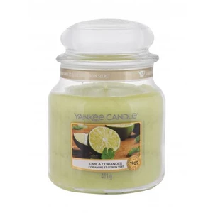 Yankee Candle Lime & Coriander 411 g vonná svíčka unisex