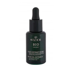 NUXE Bio Organic Rice Oil Extract Night 30 ml pleťové sérum pro ženy na všechny typy pleti; na rozjasnění pleti; výživa a regenerace pleti