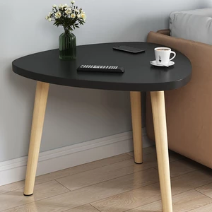 50/60cm Triangle Simple Coffee Table Storage Small Table Easy Installation, Large Loading Capacity
