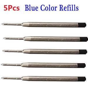 5pcs Blue Color Universal Tactical Defense Pen Metal Ballpoint Refills for LAIX B2 B006 B008 B009 Q1