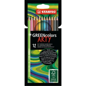 Pastelky šetrné k životnímu prostředí STABILO GREENcolors ARTY 12 ks balení