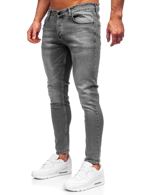 Sivé pánske rifle slim fit Bolf R925