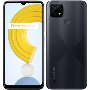 Mobilný telefón realme C21 3GB/32GB (RMX3201BK3) čierny smartfón • 6,5" uhlopriečka • IPS displej • 1600 × 720 px • obnovovacia frekvencia 60 Hz • pro