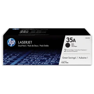 Toner HP 35A, 2x1500 stran, 2-pack (CB435AD) čierny S dvojbalením černých tiskových kazet HP LaserJet 35A ušetříte a ještě vytisknete více. Společnost