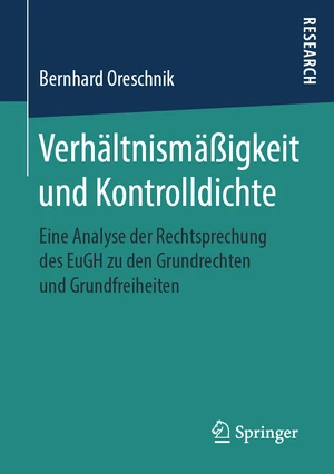 VerhÃ¤ltnismÃ¤Ãigkeit und Kontrolldichte