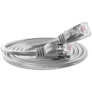 Slim Wirewin PKW-LIGHT-STP-K6 0.25 RJ45 sieťové káble, prepojovacie káble CAT 6 U/FTP 25.00 cm sivá  1 ks