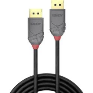 DisplayPort kabel LINDY [1x zástrčka DisplayPort - 1x zástrčka DisplayPort] černá 1.00 m