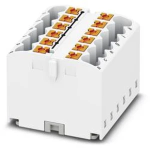 Blok rozvaděče Phoenix Contact PTFIX 12X2,5 WH 3273298, 8 ks, bílá