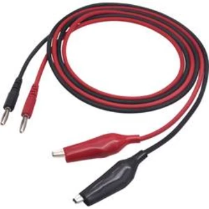 VOLTCRAFT MSL-100 měřicí kabel [zástrčka 4 mm - ] černá, červená, 1.00 m