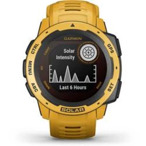 Chytré hodinky Garmin Instinct® Solar, žlutá