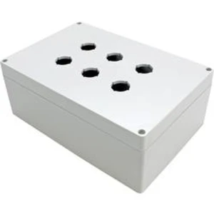 Univerzální pouzdro Hammond Electronics 1554MPB6 1554MPB6, 240 x 160 x 90 , polykarbonát, šedá, 1 ks