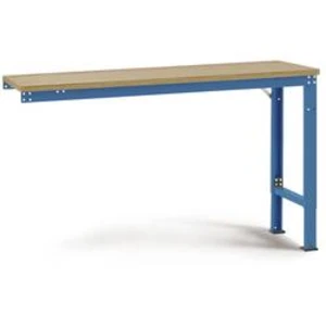 Manuflex AU8095.5007 Pracovní Přístavný stůl univerzální speciální s multiplex deska, Šxhxv = 1750 x 1000 x 722-1022 mm