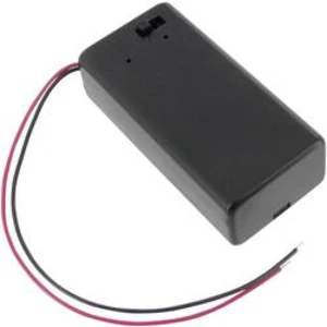 Bateriový držák na 1x 9 V Velleman BH9VBS, (d x š x v) 69 x 33 x 21 mm