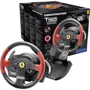 Volant Thrustmaster T150 Ferrari Wheel Force Feedback USB 2.0 PC, PlayStation 3, PlayStation 4 černá, červená vč. pedálů