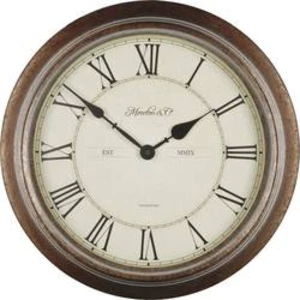Analogové nástěnné hodiny WT 7006, Ø 36 x 7 cm, vodotěsné